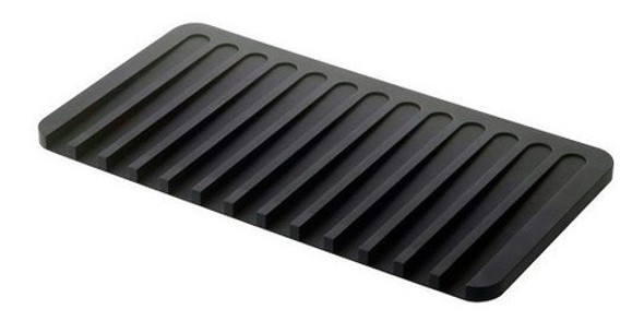 Yamazaki Home Self Draining Flow Dish Bandeja Para Rack Blac 0