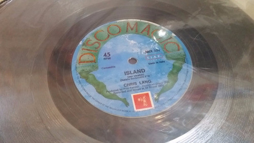 Chris Lang Disco Island (remix) Vinilo Maxi Transparente 86 1
