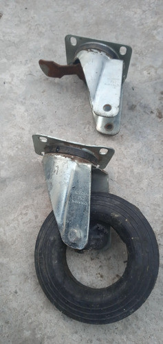 4 Horquilla Giratoria Para Rueda 200x50 O Permuto 1