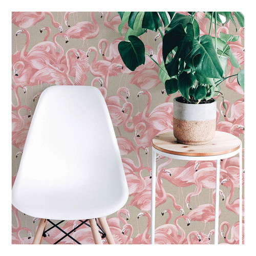 Tempaper Papel Tapiz Extrable Ballerina Pink Flamingo De 20. 1