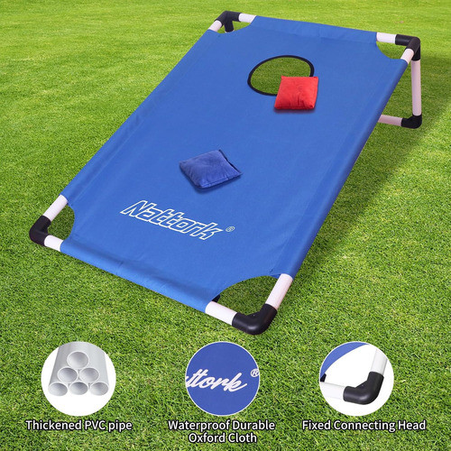 Juego De Cornhole Portátil Con 2 Tableros Y 8 Bolsas 1