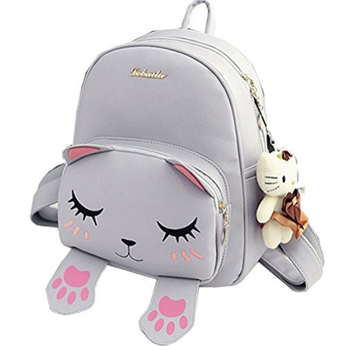 Donalworld Girl Floral School Bag Travel Cute Pu Mini Mochil 0