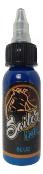 Pigmento Tinta Tattoo Sailor Ink Blue 1 Oz 0 Pigmento Tinta Tattoo Sailor Ink Blue 1 Oz 0