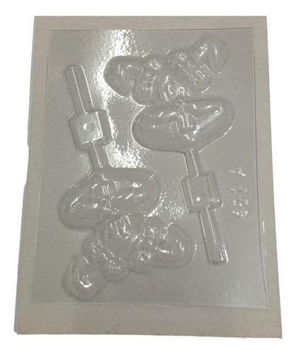 Placa Molde Chupetin Coneja Con Moño Pascuas Cotillon 0
