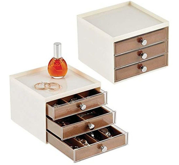 Mdesign - Caja Organizadora De Joyeria Pequeña De Plastic 0