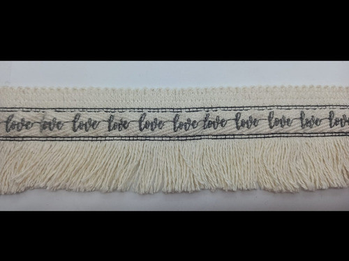 Fleco De Algodón  Love  (art 2030 Love) 1