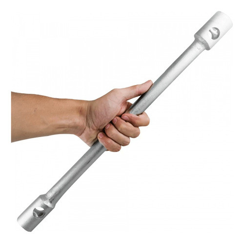 Chave Roda Caminhão 24mm X 27mm Com Cabo Alavanca 1