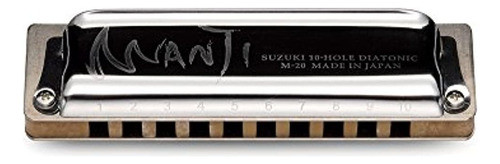 Suzuki Harmonica, Silver (m-20 Nlow-f) 0