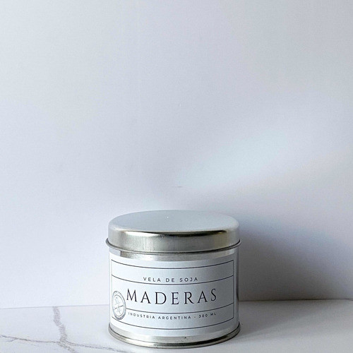 Vela De Cera De Soja En Lata 300 Ml - Cem Home Deco 0