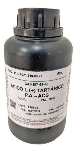 Ácido Tartarico Pa 1 Kg 0