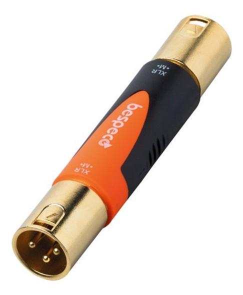 Xlr Macho A Xlr Macho Bespeco Slad520 Adaptador Ficha 0