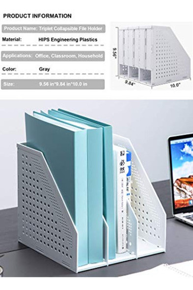 Porta Carpetas / Organizador De Escritorio Plegable Para Rev 1