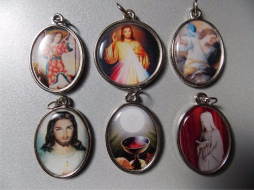 Medallas Religiosas Ovales Fabricamos Imágenes A Pedido.- 1