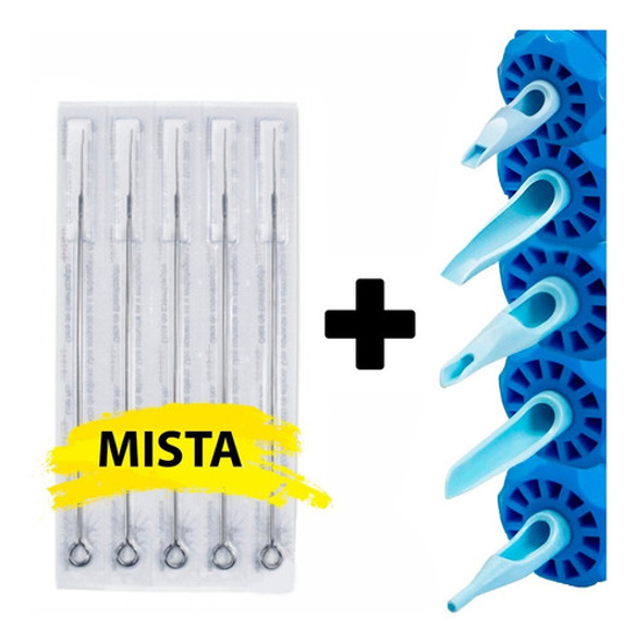 Bico Tattoo Electric Ink  + Agulha Aston Mista - 30 Unidades 1
