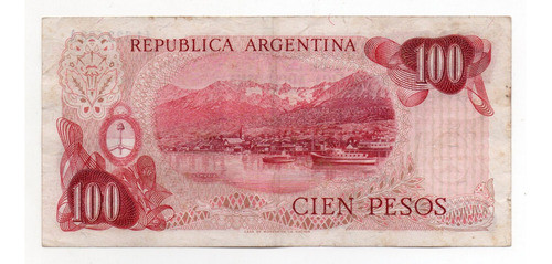 Argentina Billete 100 Pesos Ley Bottero 2383 Serie A Mb 1