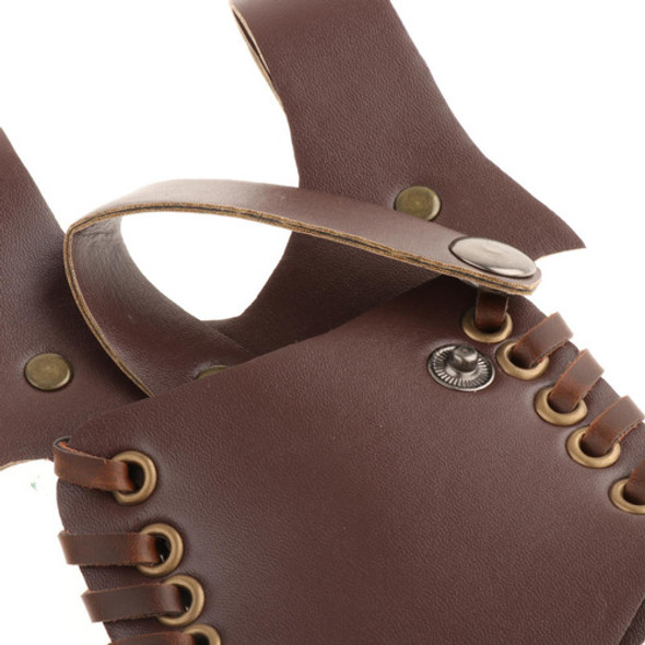 Sapo Espada Medieval Steampunk Cinto Renascentista Marrom 1