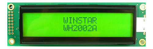 Wh2002a Display Lcd 20x2 Caracteres Bkl Am/ver X2u 0