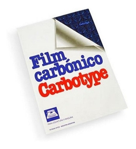 Carbónico Azul Oficio Escritura A Mano Carbotype (x10 Hojas) 0