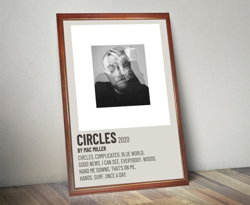 Mac Miller Poster Album Circles En Cuadro 0