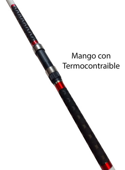 Caña Top Surf Carbono 3.90 3 Tramos Rotativo 1 Caña Top Surf Carbono 3.90 3 Tramos Rotativo 1