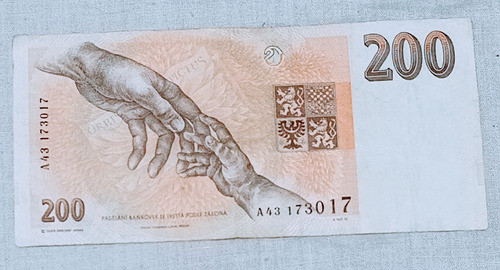 Billete 200 Korun Republica Checa 1998 1