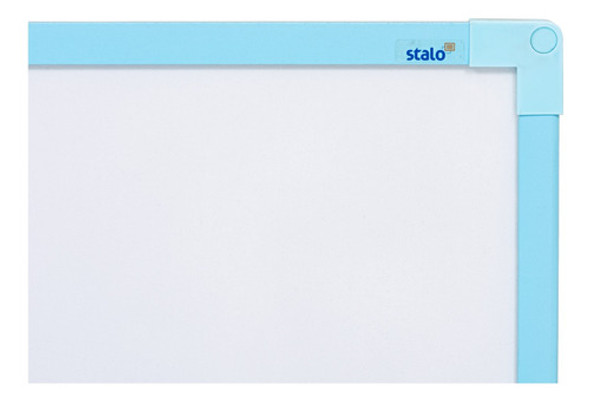 Lousa Quadro Branco Escolar Moldura Mdf Colorido 60x40 Cm 1