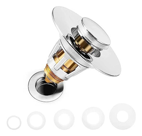 Desague De Baño Para Lavamanos (cromado) 0