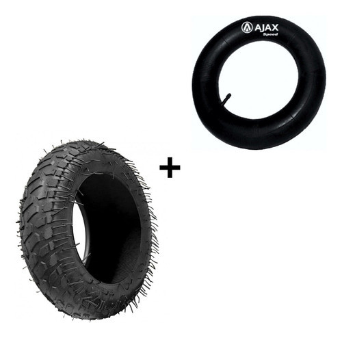 Kit Aro Câmara Pneu Completo Carrinho De Mão Carriola Aro 8 1