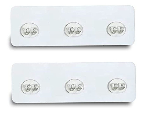 Xlqadv Reemplazo 2 Uds. Adhesivo De Ganchos Adhesivos Para E 0