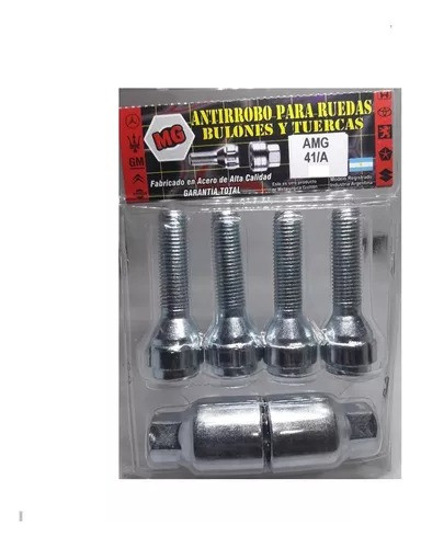 Kit Tuercas Bulone Antirrobo Clio Fuego Twingo Kangoo Escort 1