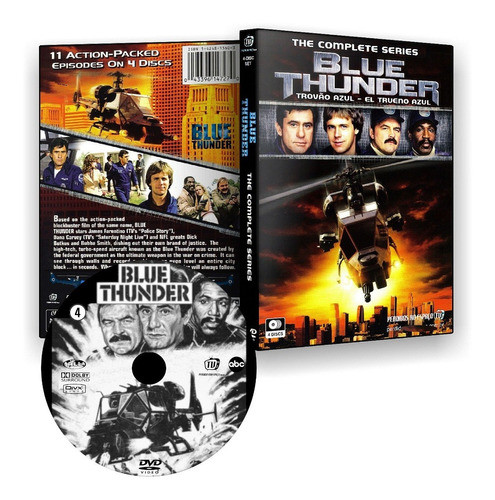 Série Trovão Azul Completa 11 Eps. 6 Dublados 1 Filme 4 Dvd 0