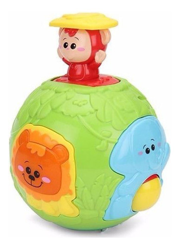 Pelota Didáctica De La Jungla Con Luz Y Sonido Winfun 1