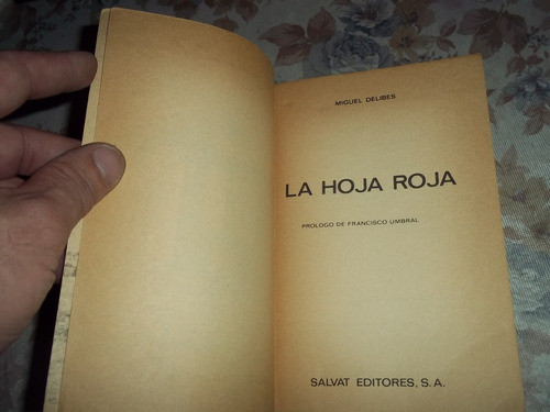 La Hoja Roja - N° 4 - Miguel Delibes 1