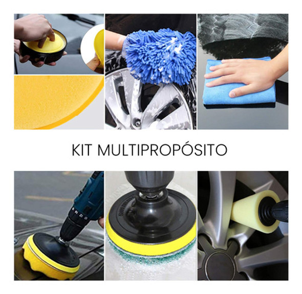 Kit De Limpieza Profunda Auto Hogar Casas Cepillo 27 Piezas 1