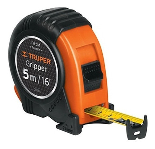 Cinta Métrica 5 Mts 19mm Truper Premium Reversible Autobloq 0