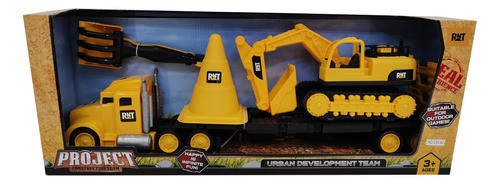 Camion Con Zorra Maquina De Construccion 0