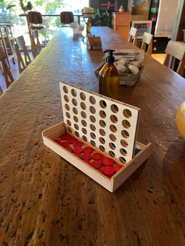 Juego 4 En Línea De Madera 1