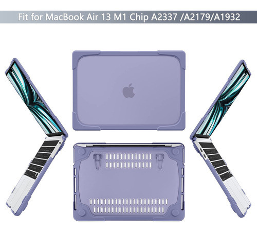 Batianda Funda Mate A Prueba De Golpes Para Macbook Air De 1 1