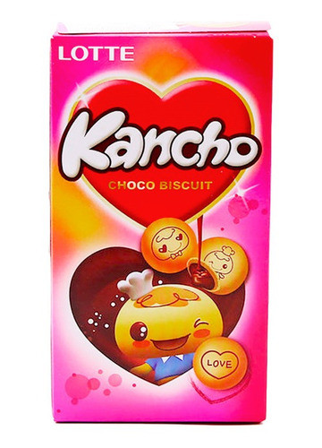 Galletitas Kancho Relleno De Chocolate. Origen Corea 54g 0