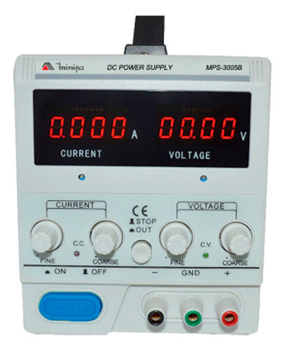 Fonte De Alimentação Dc Regulada 30v / 5a Minipa Mps-3005b M 0