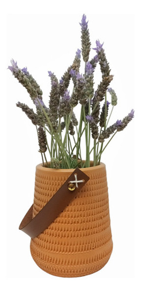 Vaso De Barro Cone Decorativo Para Arranjos Enfeite De Mesa 0