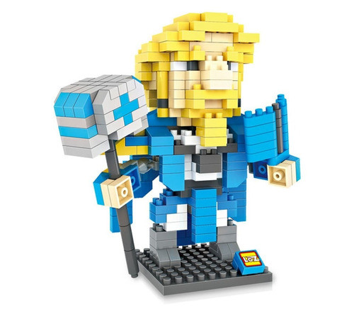 Juguetes Bloques Armar Loz Mini Puzzle Warcraft Arthas 1