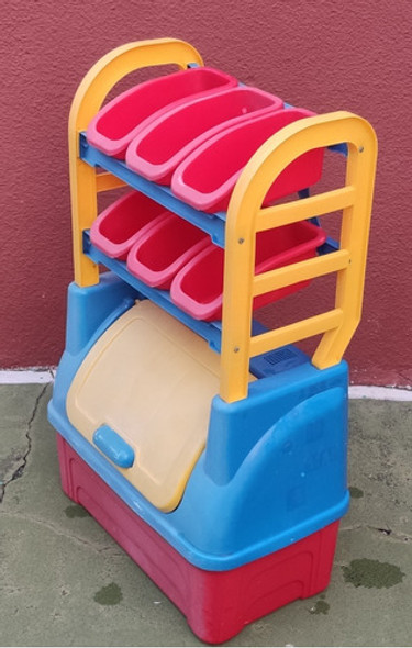 Único Baúl/organizador P/juguetes Con Cajoncitos Pequeños 1 Único Baúl/organizador P/juguetes Con Cajoncitos Pequeños 1