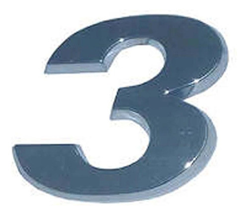 Emblema Numero 3 Vw Constellation 2012 Em Diante Injetado Cr 1