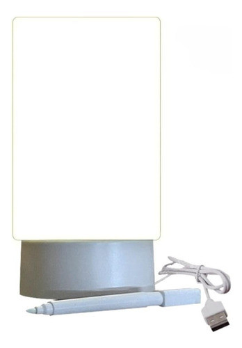 Pizarra Acrilica Borrable Con Iluminacion Led 0