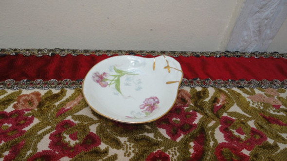 Jabonera Porcelana Limoges Francesa Forma De Ostra Mirala 0