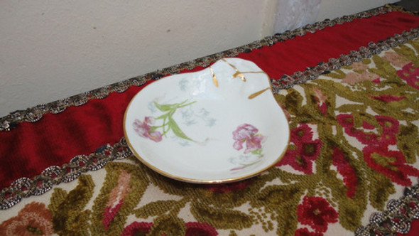 Jabonera Porcelana Limoges Francesa Forma De Ostra Mirala 1