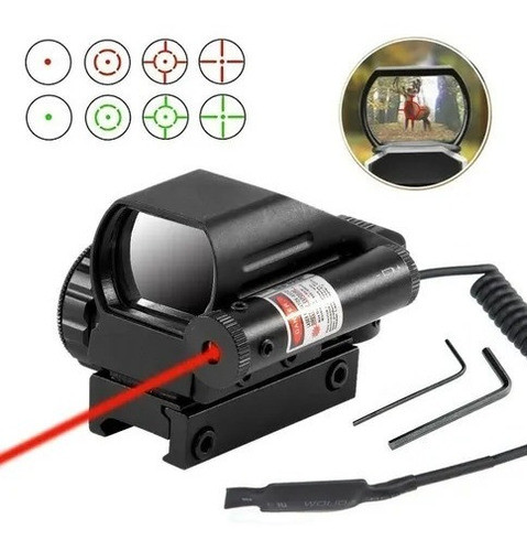 Mira Tactica Holografica Con Laser 3 Moa Stock 0