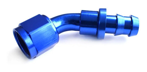 Acople Conexión Push On Hose An6 45° Azul Ftx 0