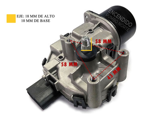 Motor Limpiaparabrisas Ford Focus Mk2 2008 2009 2010 Al 2013 1